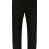 Black Lorrie Velour Track Pant
