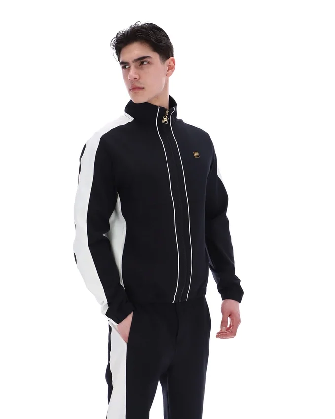 Black Lugo Tennis-Inspired Jacket