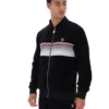 Black Malakai Striped Track Top