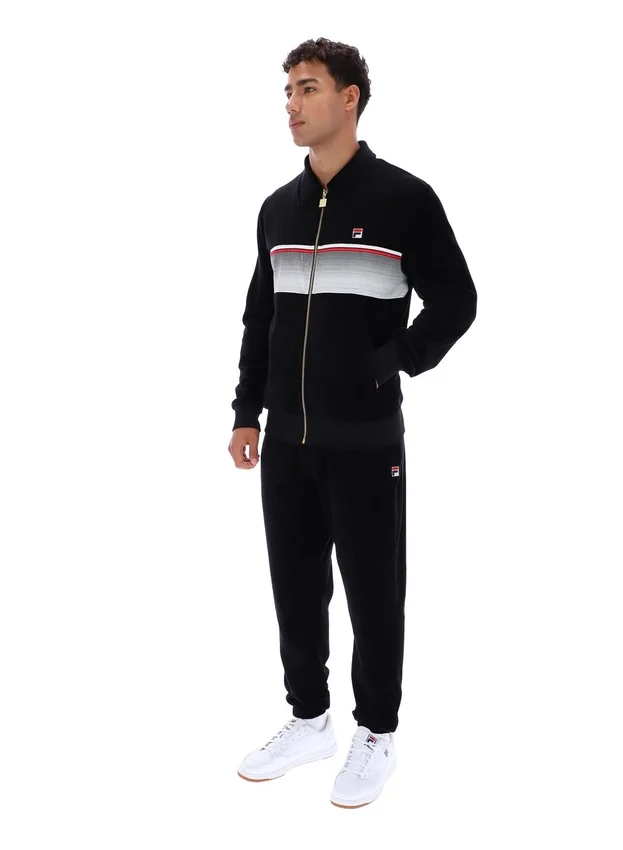 Black Malakai Striped Track Top