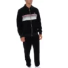 Black Malakai Striped Track Top