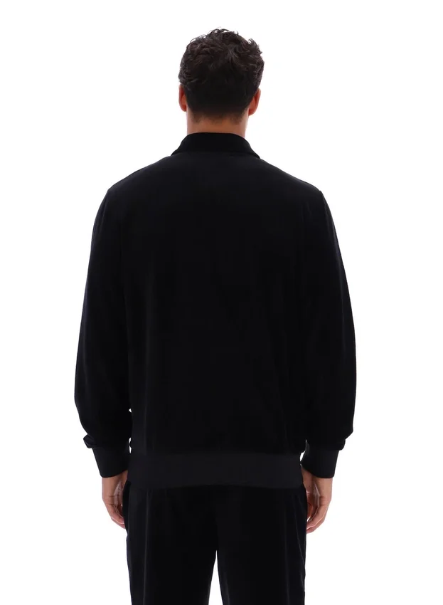 Black Malakai Striped Track Top