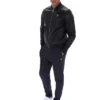 Black Malyk Archive Influence Faux Leather Jacket