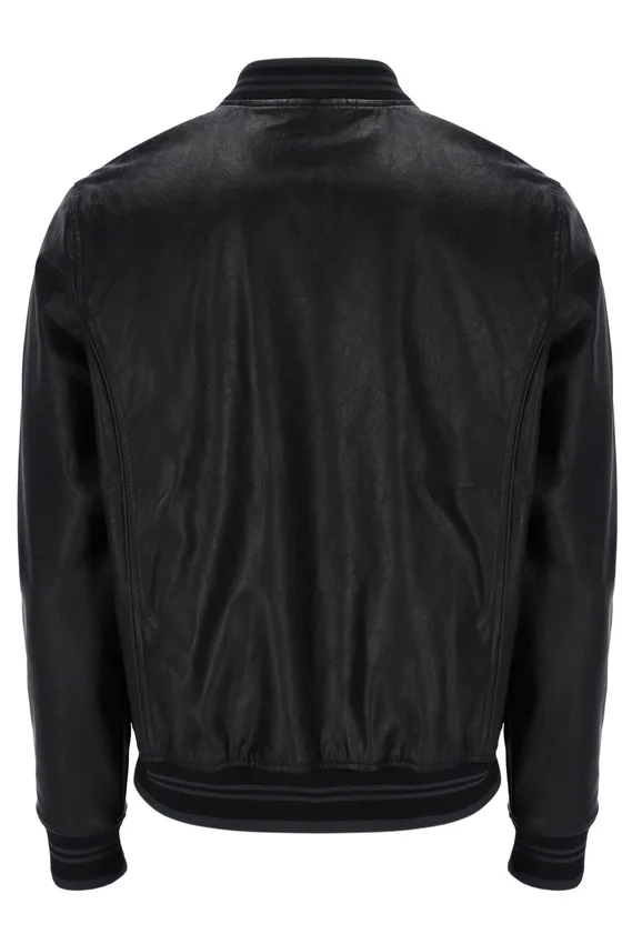 Black Malyk Archive Influence Faux Leather Jacket