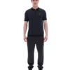 Black Marty Zip Polo