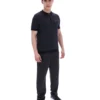 Black Marty Zip Polo