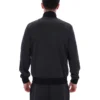Black Mathers Herringbone Track Top