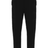 Black Molveno Pin Tuck Slim Leg Pants