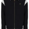 Black Morton Full Zip Jacket with Contrast Panels