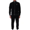 Black Nero Velour Track Top