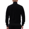Black Nero Velour Track Top