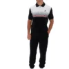 Black Paco Zip Up Velour Polo
