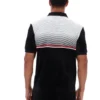 Black Paco Zip Up Velour Polo