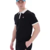 Black Panatta 2 Short Sleeve Polo