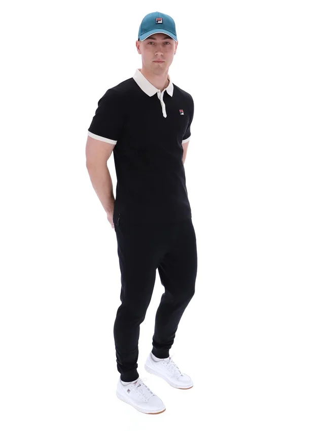 Black Panatta 2 Short Sleeve Polo