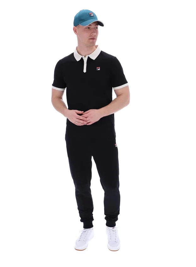 Black Panatta 2 Short Sleeve Polo