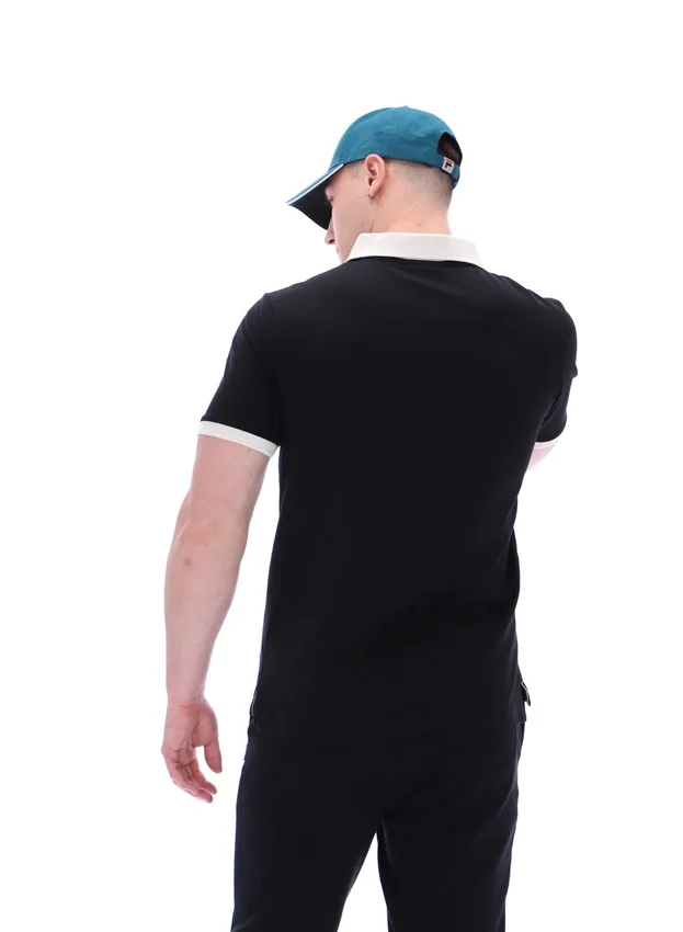 Black Panatta 2 Short Sleeve Polo