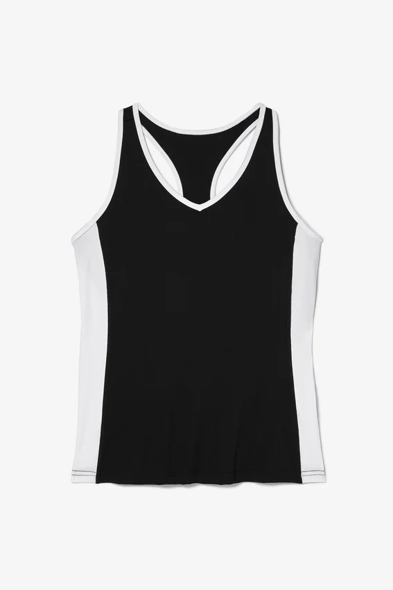 Black Pro Tennis Racerback Tank