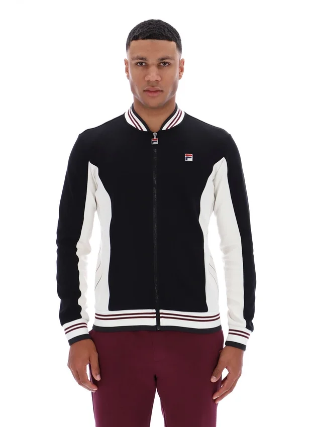 Black Settanta Baseball Track Top