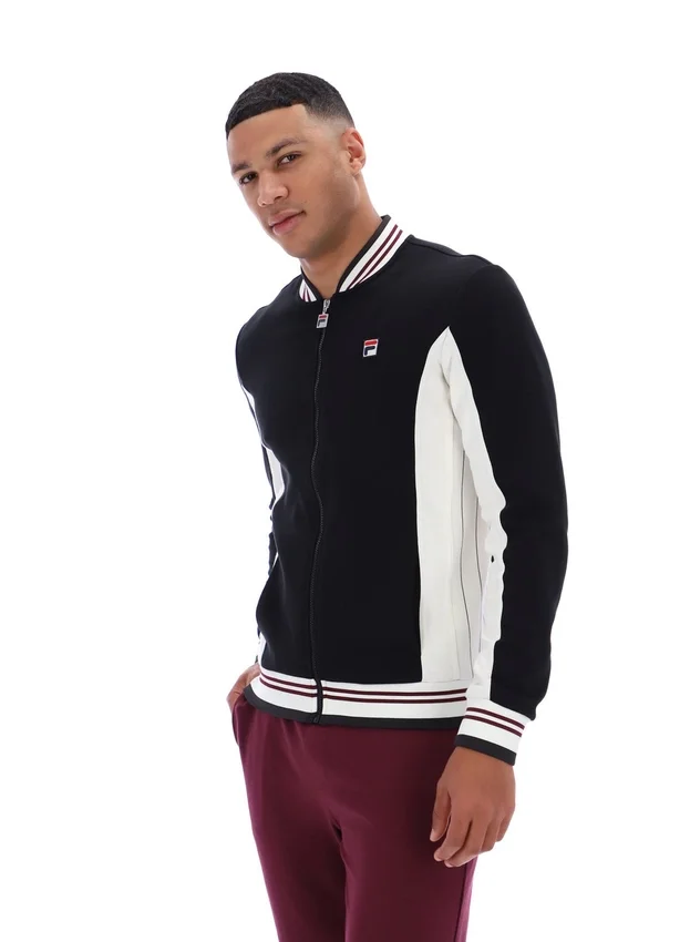 Black Settanta Baseball Track Top