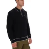 Black Sully Long Sleeve Polo Shirt