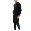 Black Tenconi Zip Up Hoodie