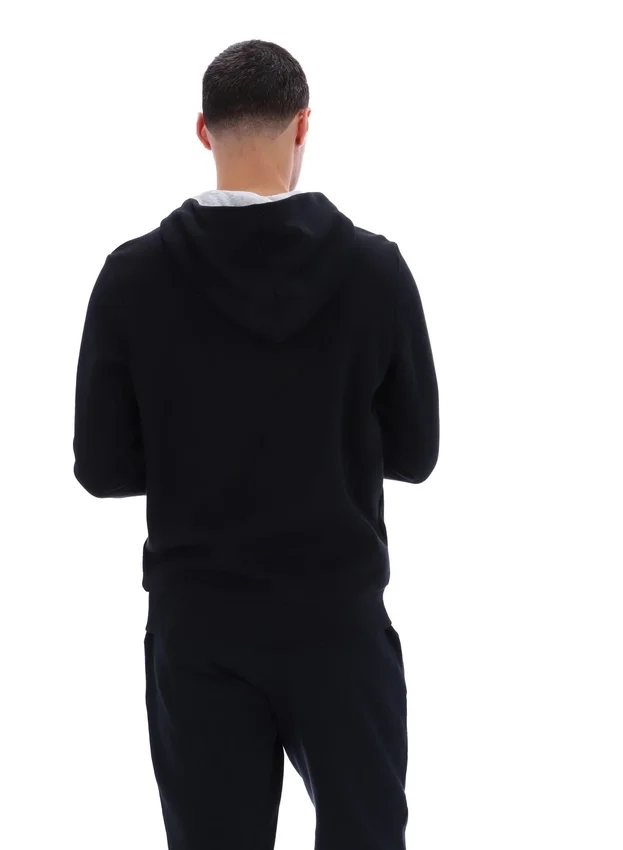 Black Tenconi Zip Up Hoodie