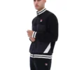Black Tie Breaker Funnel Neck Jacket