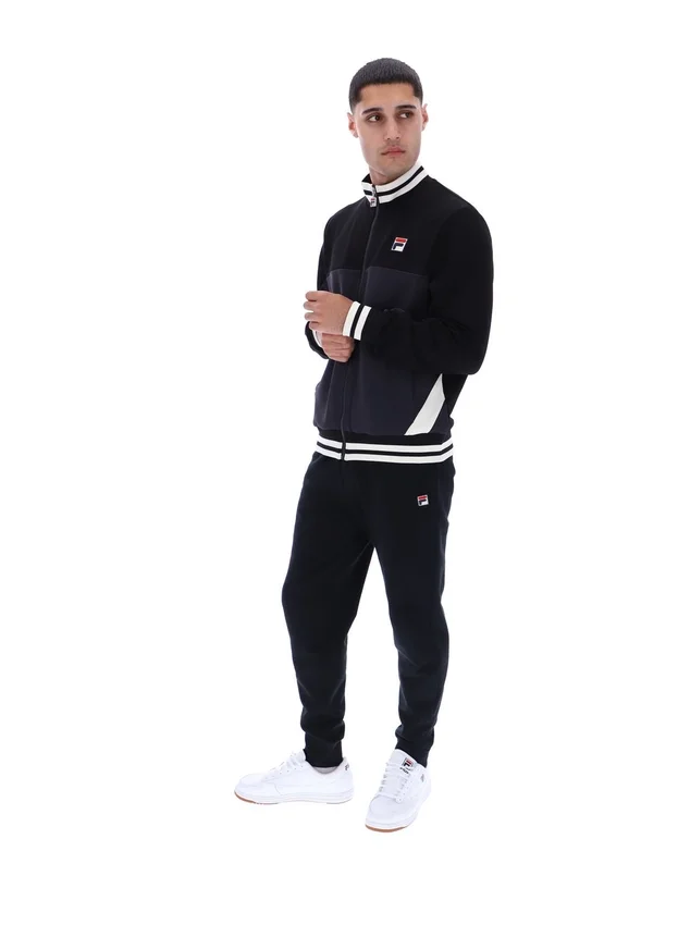 Black Tie Breaker Funnel Neck Jacket