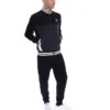 Black Tie Breaker Funnel Neck Jacket