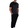 Black Tiebreaker Colour Block T-Shirt