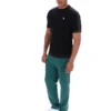 Black Trey Contrast Stitch Tee