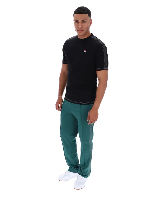 Black Trey Contrast Stitch Tee