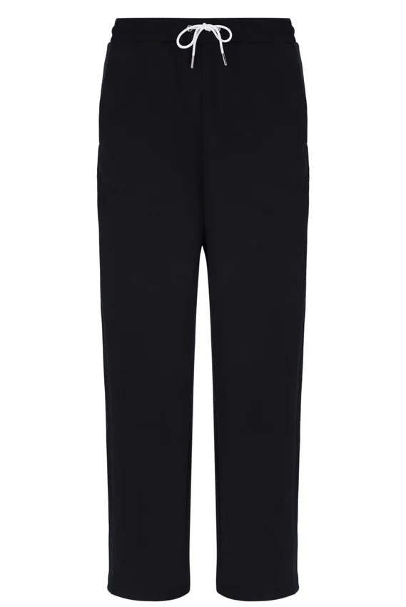 Black Ventisei Straight Leg Trousers