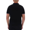 Black Zev Cuff Detail Polo