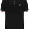 Black Zev Cuff Detail Polo