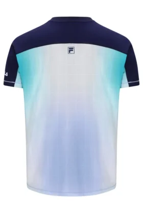 Blue Men’s Henry Neck Tennis T-Shirt