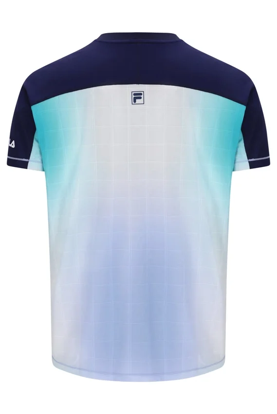 Blue Men’s Henry Neck Tennis T-Shirt