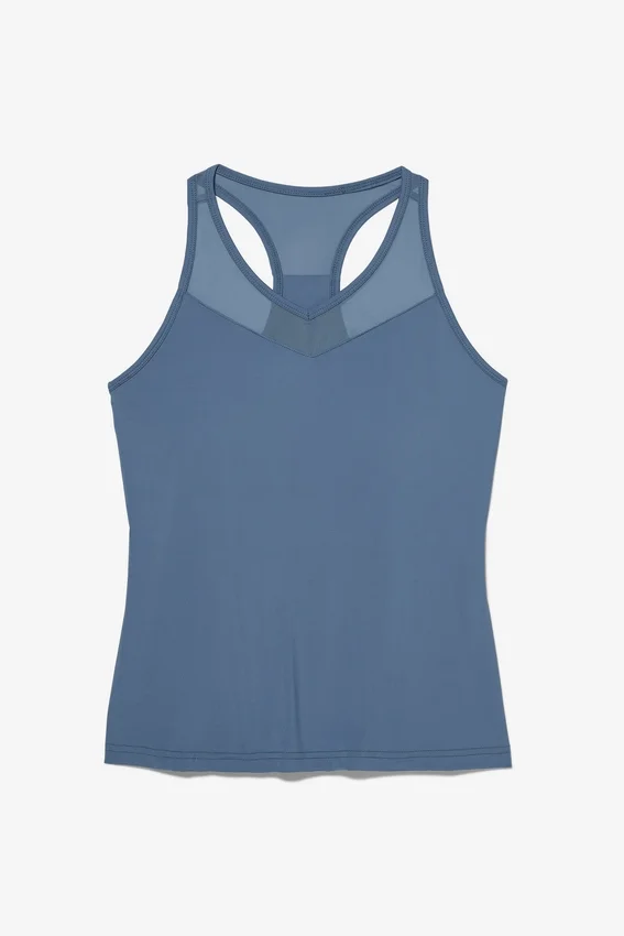 Blue Tennis Essential Racerback Top