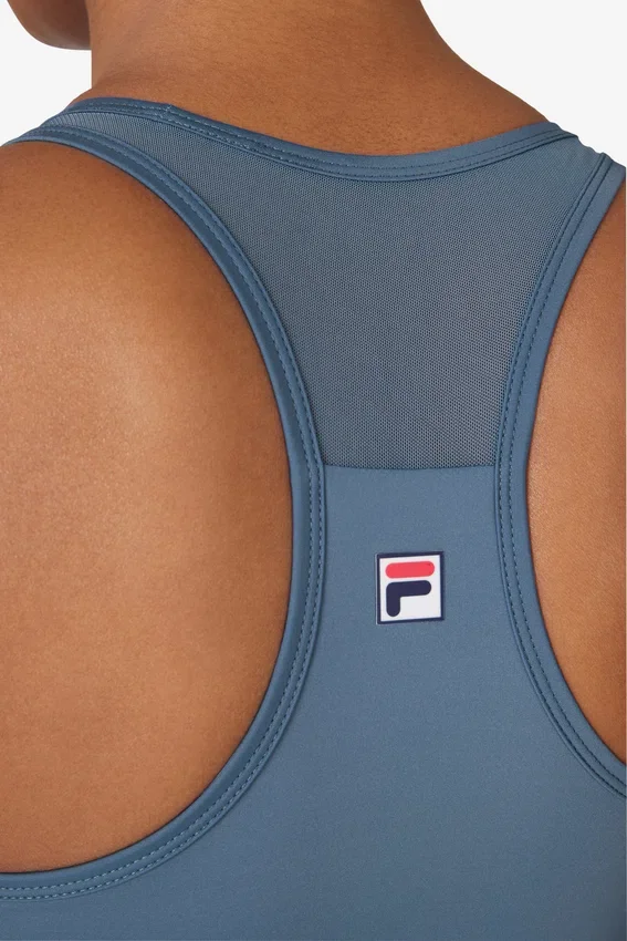 Blue Tennis Essential Racerback Top