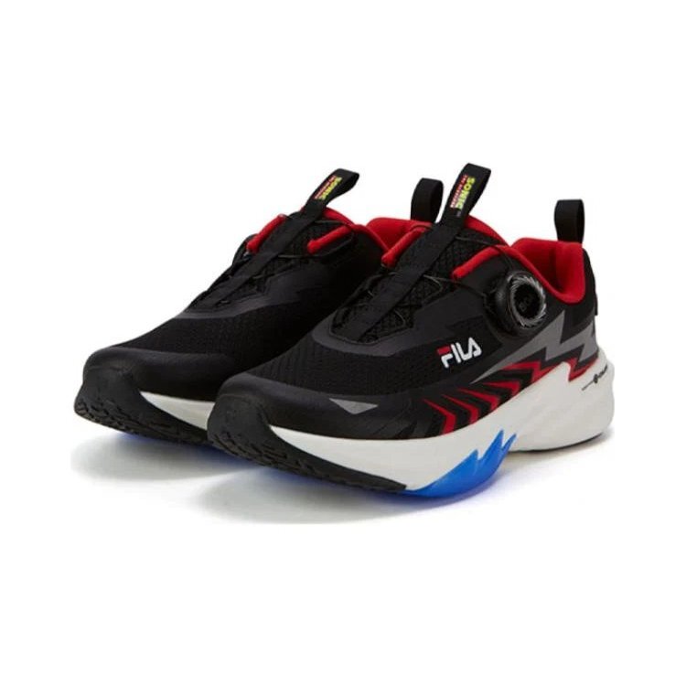 Boa Athletic Shoes "Black Grey Red"