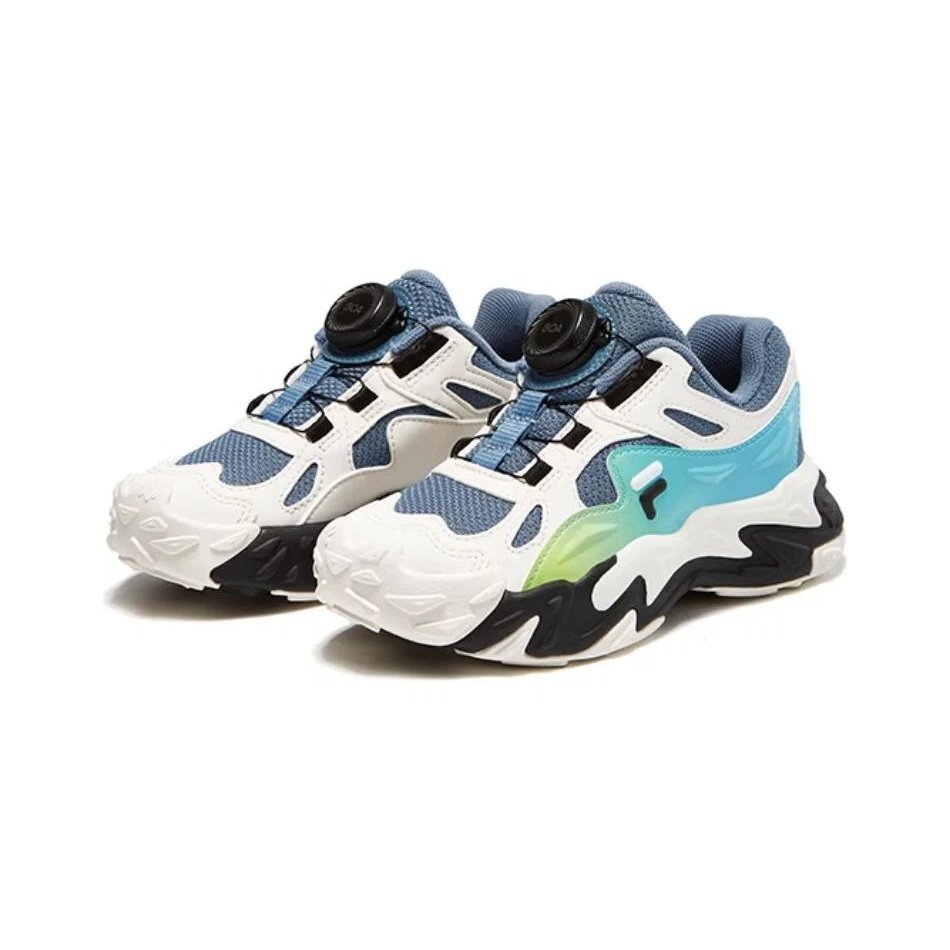 BOA Athletic Shoes "White Blue Black"