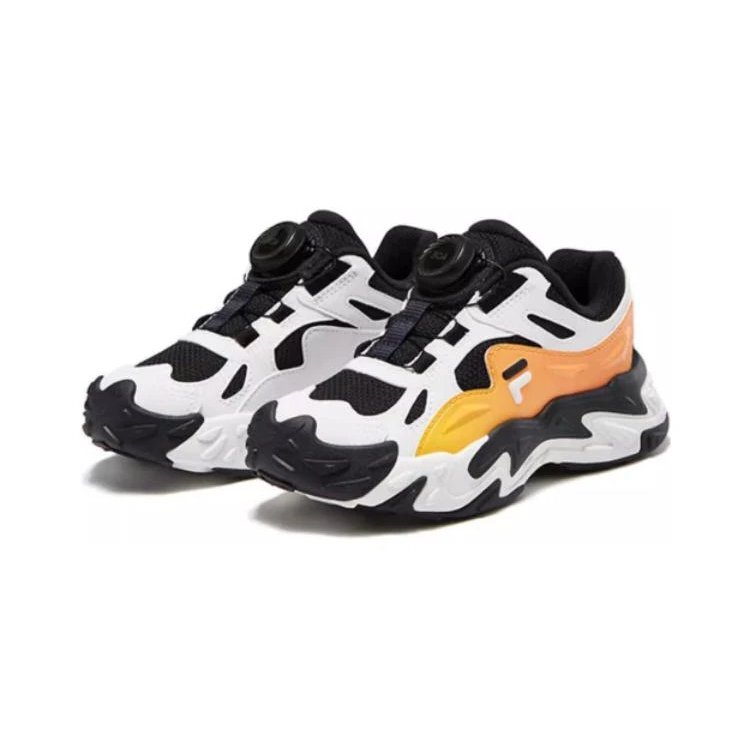 BOA Athletic Shoes "White Orange Black"