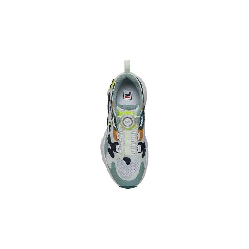 Boa Fashion Lifestyle Sneakers "White Green Navy"