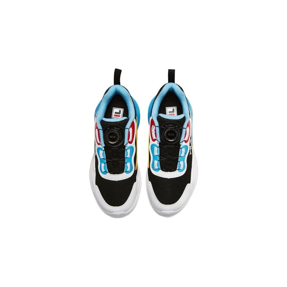 BOA Running Shoes "White Black Blue"