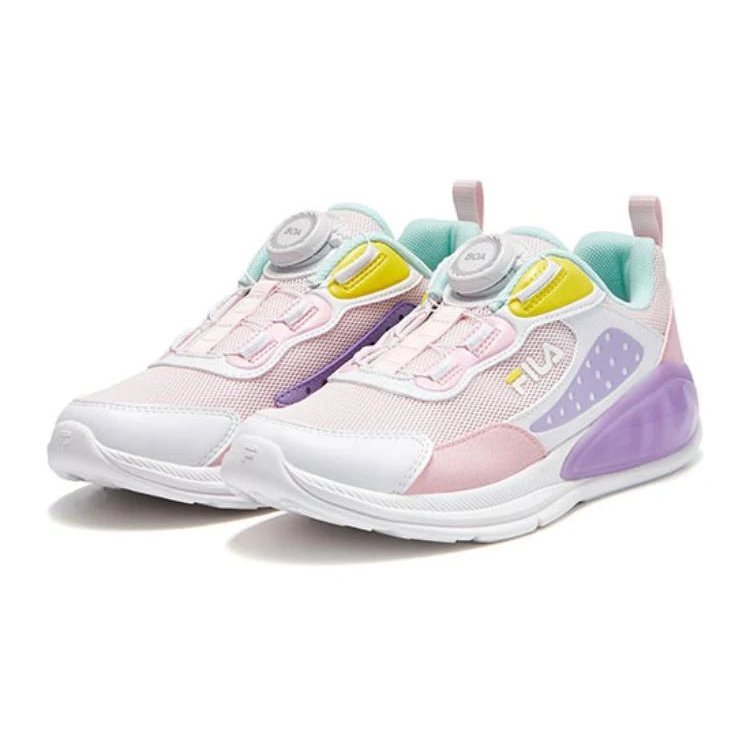 BOA Running Shoes "White Lilac Pink"