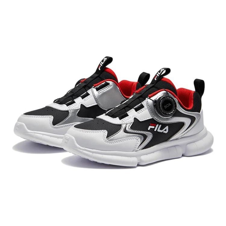 BOA Training Shoes "White Black Silver"