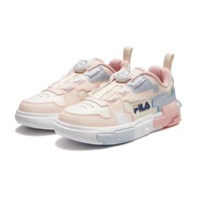 Brick Sneakers “Pink Blue White”