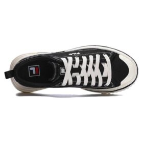Canvas Low Skate Shoes “Black White”