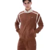Cappuccino Gabriele Contrast Panel Track Top